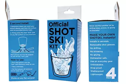 SHOTSKI removable shot glasses